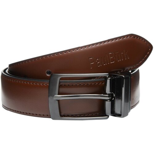 фото Ремень paul burk, размер 58, коричневый