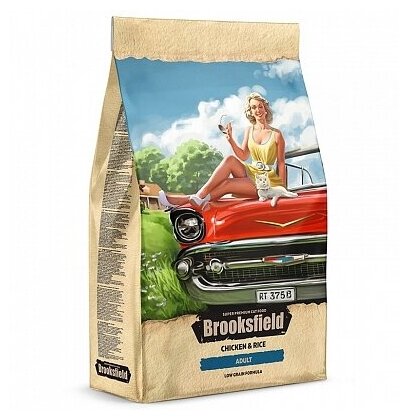 BROOKSFIELD Low Grain Adult Cat Chicken Сухой корм для взрослых кошек 400 г Курица - фотография № 4