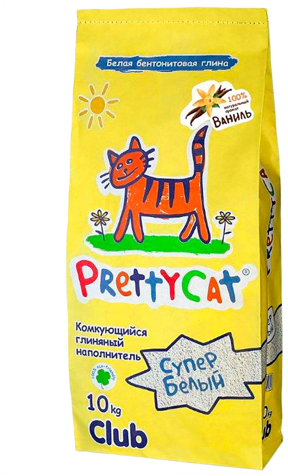 Наполнитель комкующийся PrettyCat Супер белый с ароматом ванили, 10кг - фото №19