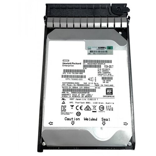 Жесткий диск HP 793701-S21 8Tb SAS 35 HDD 12860000₽