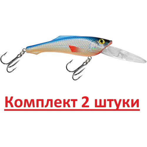 фото Воблер aqua pirate 85mm, цвет 015 (голубая спинка), 2 штуки