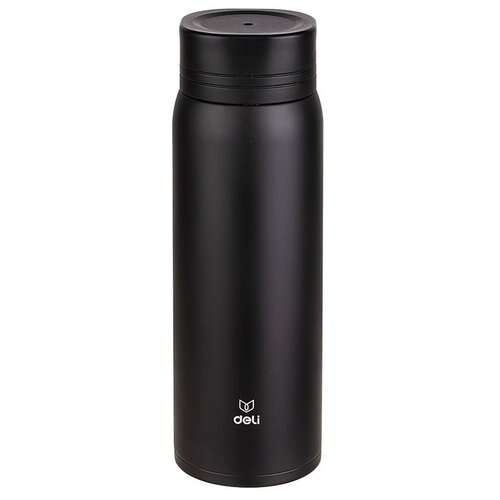 Термос DELI 17654Black, 0.48л, черный