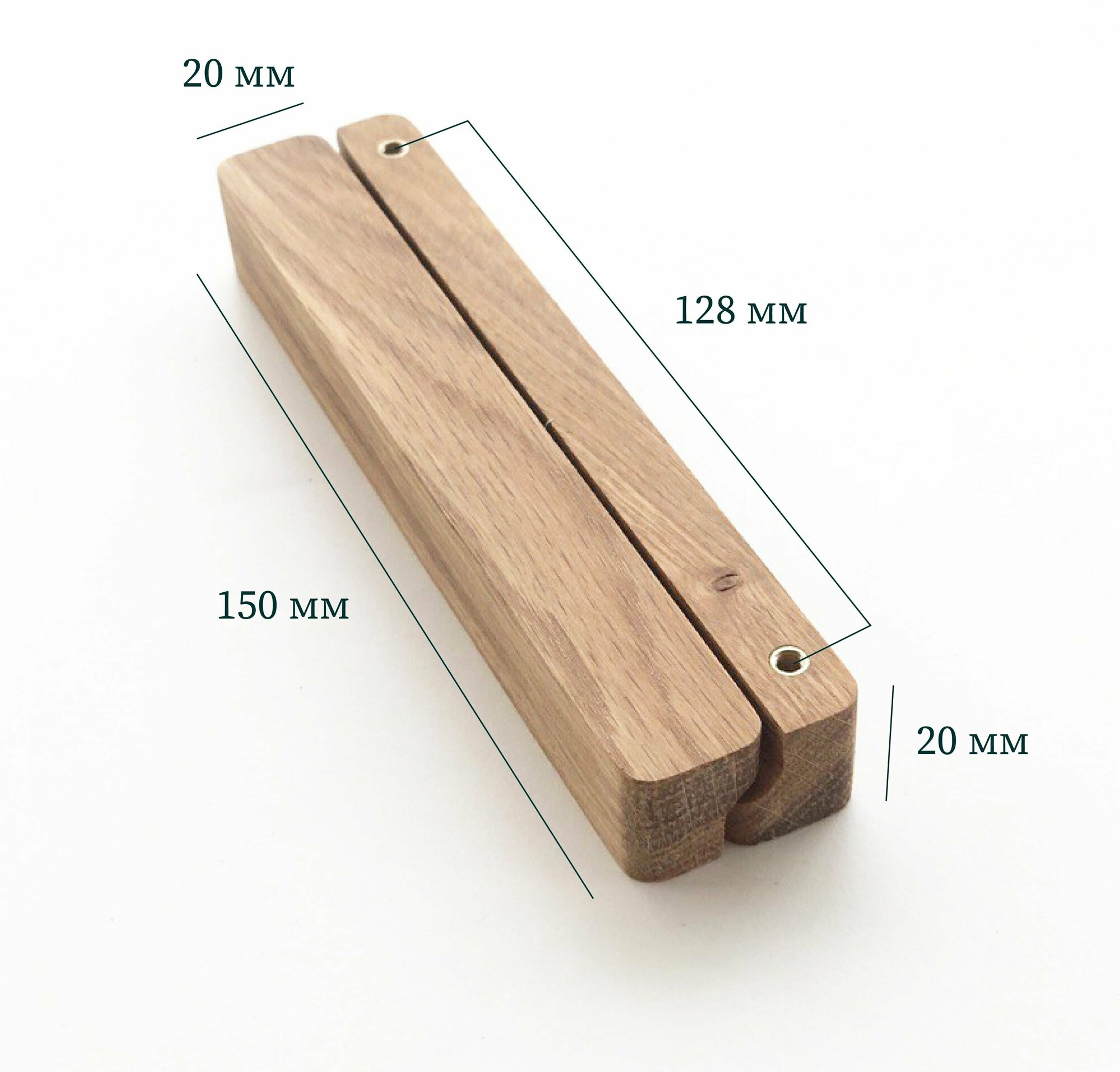 Деревянная ручка для мебели "Profile", дуб, Beriart, 1 шт. - фотография № 2