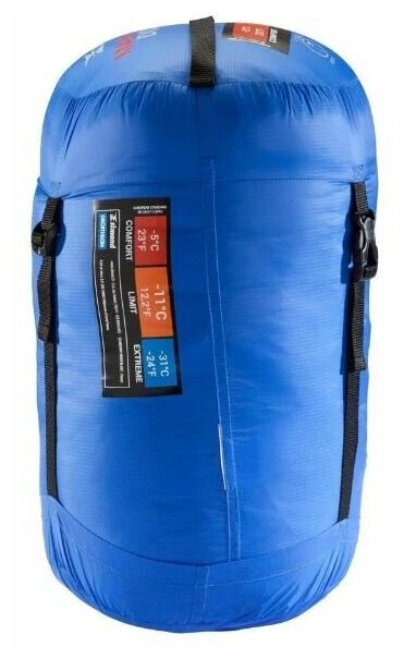 Спальный мешок (M) пуховой для альпинизма Decathlon Simond Makalu Light Down, синий