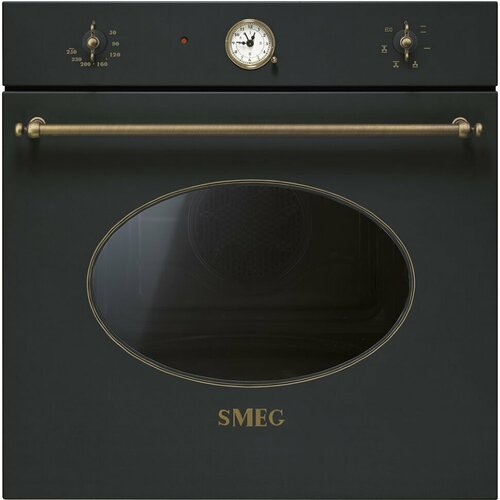 Электрический духовой шкаф Smeg SF800AO, антрацит smeg coloniale sf800ao антрацит