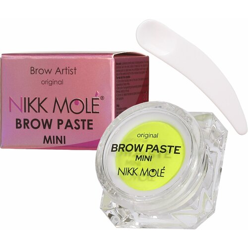 Brow Paste лайм неон MINI Nikk Mole (10 гр) brow paste апельсин неон mini nikk mole 10 гр