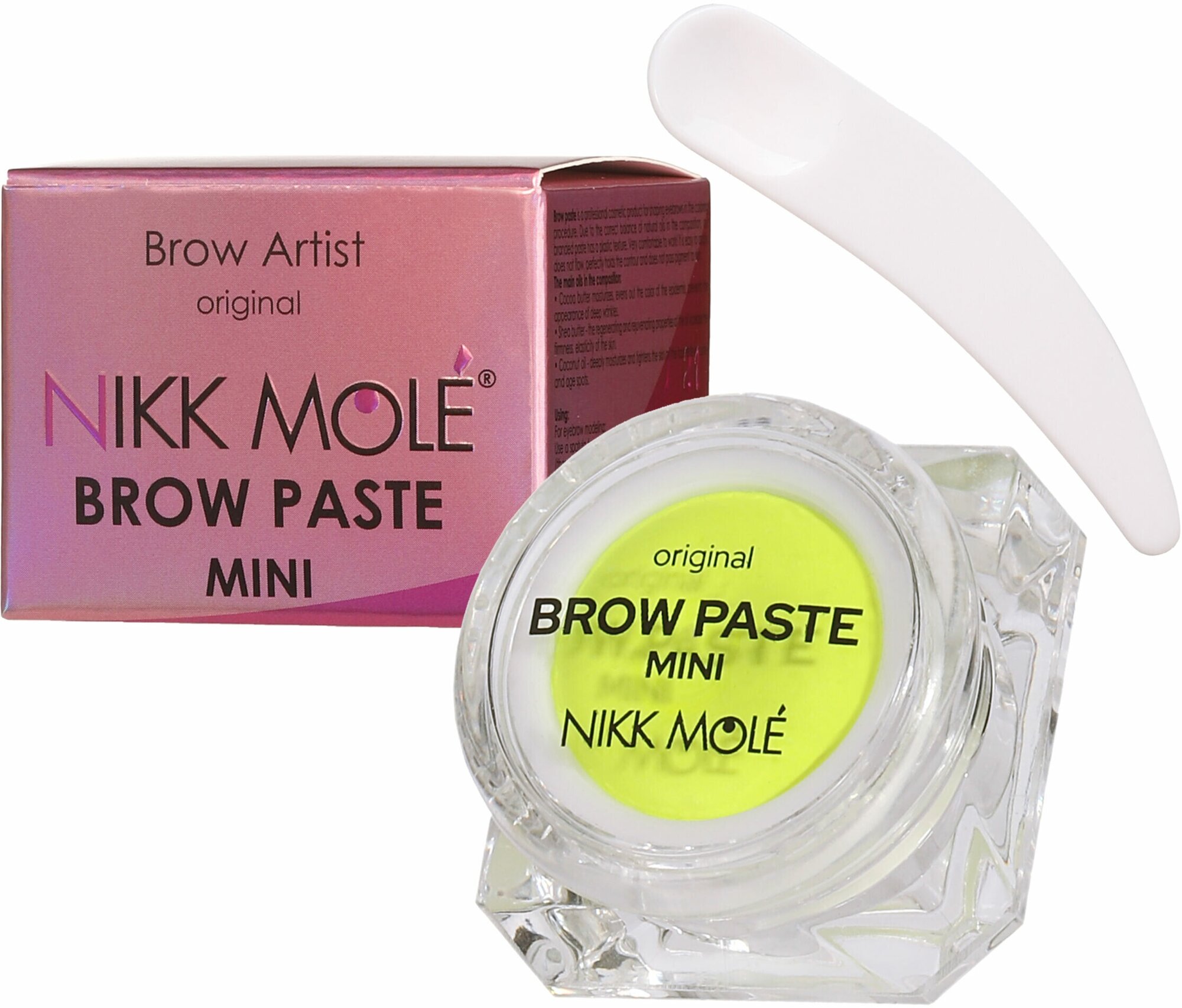 Brow Paste лайм неон MINI Nikk Mole (10 гр)