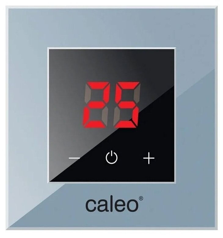 Терморегулятор CALEO NOVA встраиваемый цифровой, 3,5 кВт, дымчатый