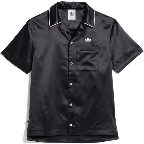 Рубашка adidas, силуэт прямой, размер XS, черный