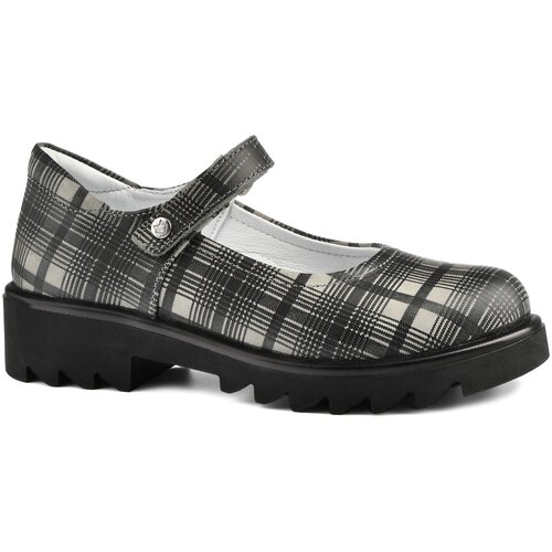 Туфли Pixel, натуральная кожа, размер 34, серый