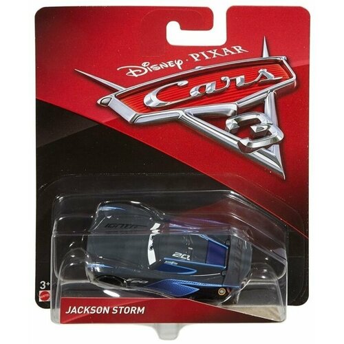 Машинка коллекционная DISNEY PIXAR Cars Mattel Герои мультфильмов Тачки JACKSON STORM DXV29/DXV34 машинка cars герои мультфильмов джексон шторм dxv29 gxg32