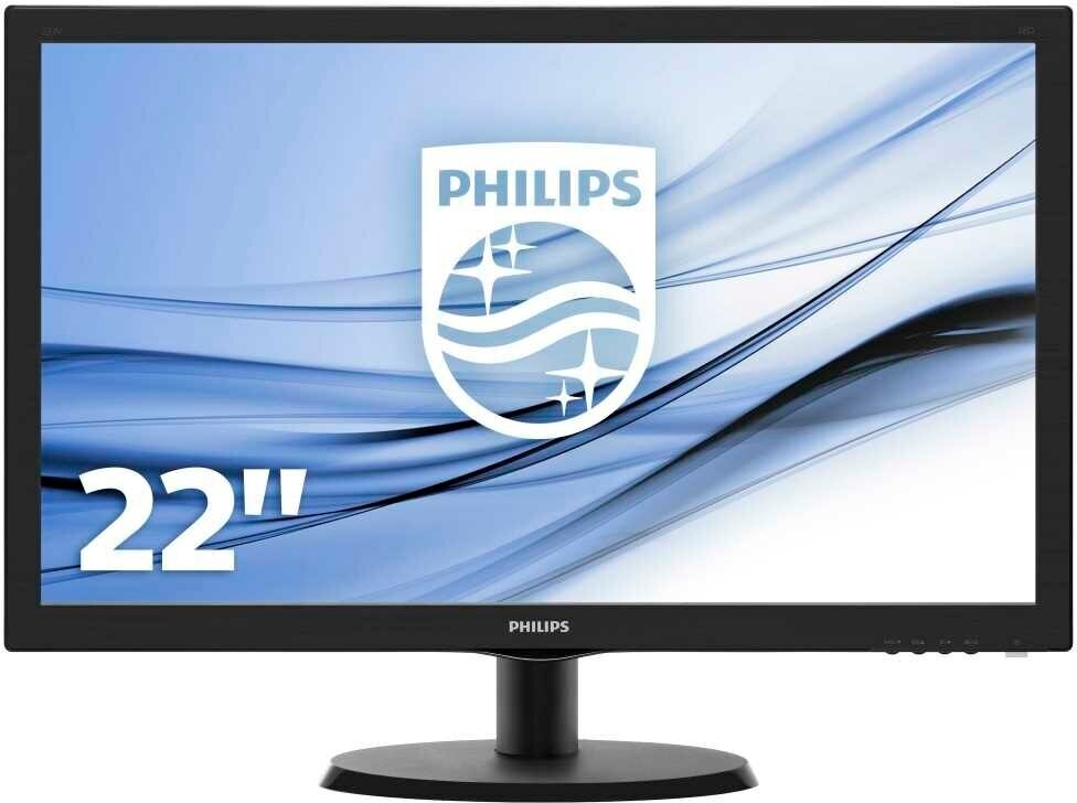 Монитор Philips 223V5LHSB(00/01), черный