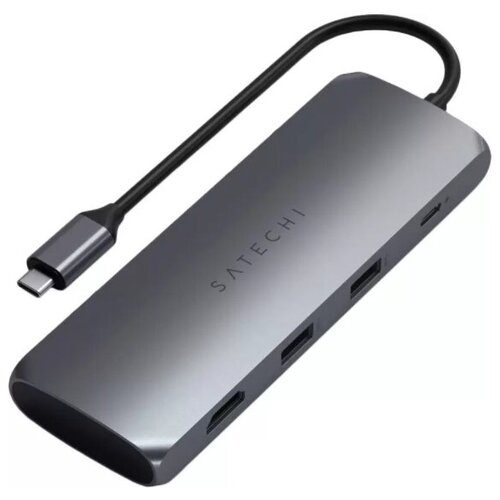 Адаптер Satechi USB-C Hybrid Multiport Adapter with SSD Enclosure Цвет Серый 1299000₽