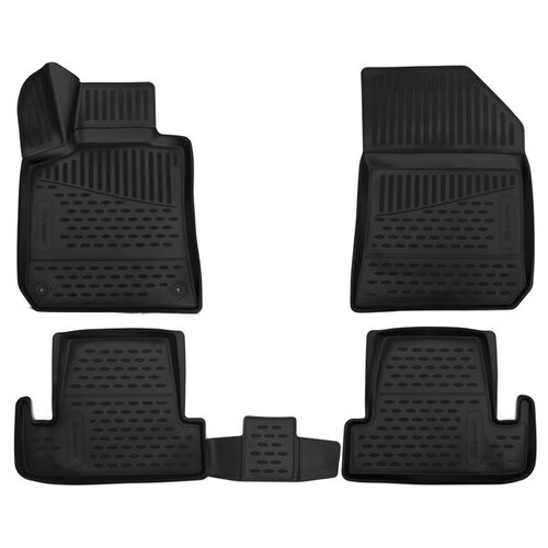 фото Коврики 3d в салон peugeot 308, 2014->, 4 шт. (полиуретан) element
