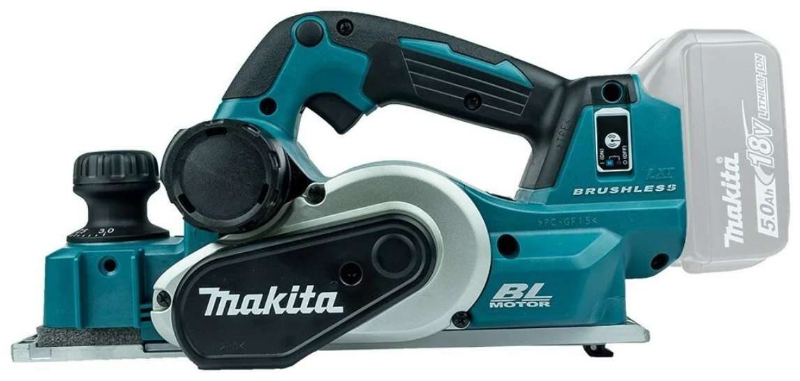 Рубанок аккумуляторный MAKITA DKP181Z - фотография № 2