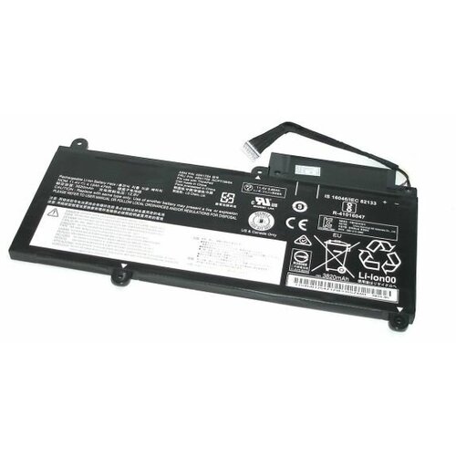 Аккумулятор 45N1754 для ноутбука Lenovo ThinkPad E450 11.4V 47Wh (4100mAh) черный аккумулятор 45n1756 для lenovo thinkpad e450 e450c e455 e460 e465 e475 e470 e460c 45n1752 45n1753 45n1755