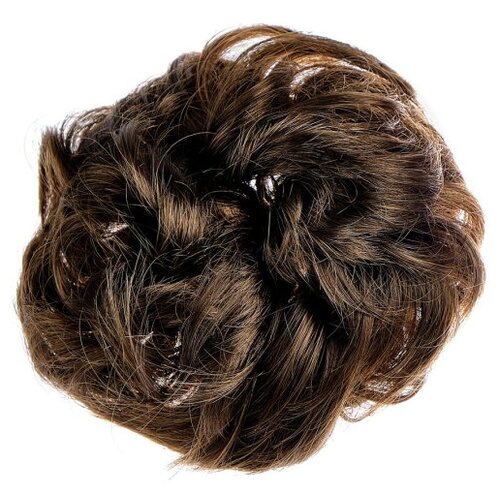 фото My beauty hair / шиньон-резинка из искусственных волос 7 см каштановый