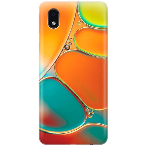 фото Силиконовый чехол на samsung galaxy a01 core / m01 core / самсунг а01 кор с принтом "разноцветные пузырьки" gosso