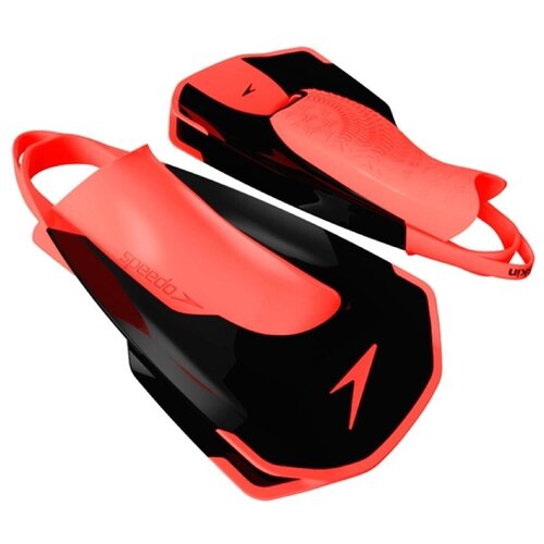 фото Ласты для плавания speedo fastskin kickfin (black/orange) (размер 36-37)