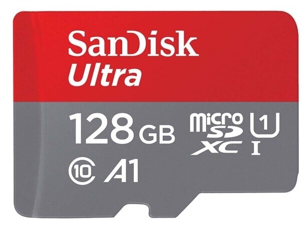 SanDisk Ultra microSDXC Memory Card 128Gb Uhs-i U1 .