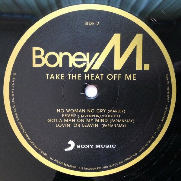 Take the Heat off Me Виниловая пластинка Sony Music - фото №4