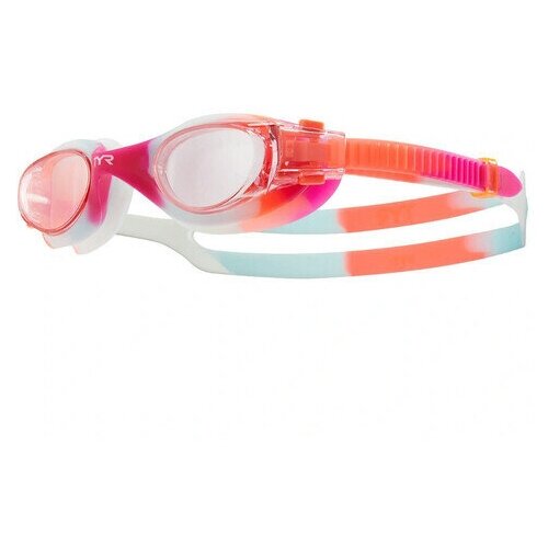 фото Очки для плав. подр. tyr vesi tie dye junior, арт.lgvsitd-667, розовые линзы, мультиколор опр.