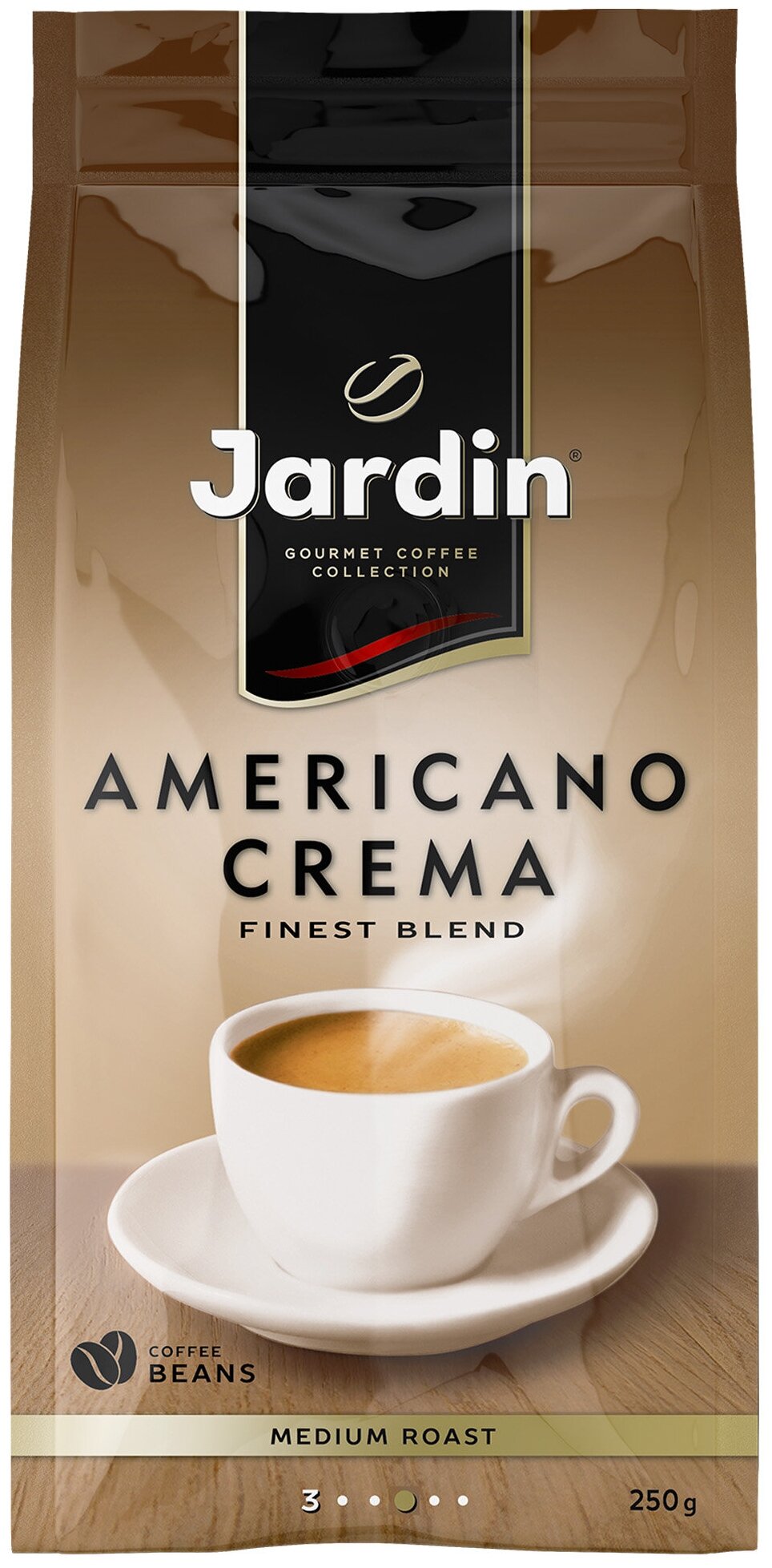 Кофе в зернах Jardin Americano Crema, 250 г