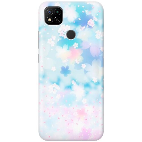 фото Re:pa накладка transparent для xiaomi redmi 9c с принтом "цветение сакуры"
