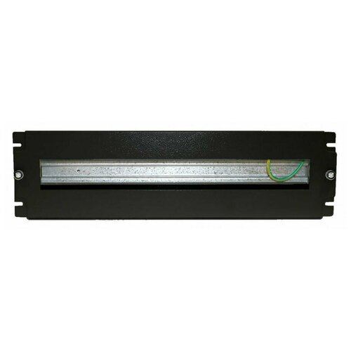 DIN-рейка Hyperline BPB19-PS-3U-RAL9005 рейка din hyperline bpb19 ps 3u ral9005 1u черный упак 1шт