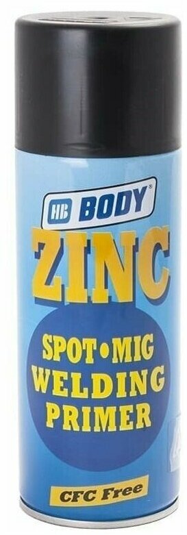 BODY 425 ZINC SPOT SPRAY 1К Грунт токопроводящий для сварки спрей (400мл)