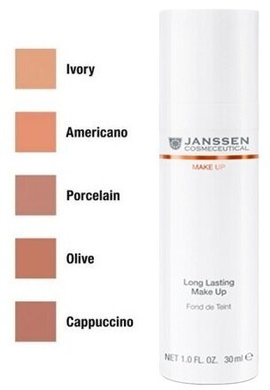 Janssen Стойкий тональный крем SPF-15 для всех типов кожи (порцелан) 30 мл (Janssen, ) - фото №9