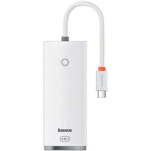 Хаб Baseus Lite Series 4-Port Type-C HUB Adapter Type-C to USB 30x4 25 см White WKQX030302 164000₽