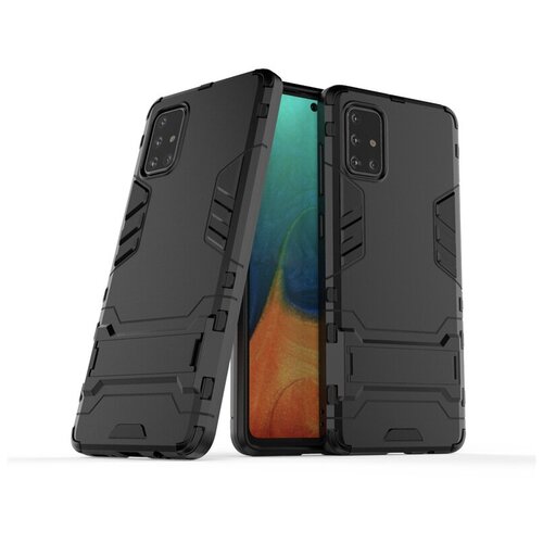 фото Чехол-бампер mypads для samsung galaxy a51 sm-a515f (2020) противоударный усиленный ударопрочный черный