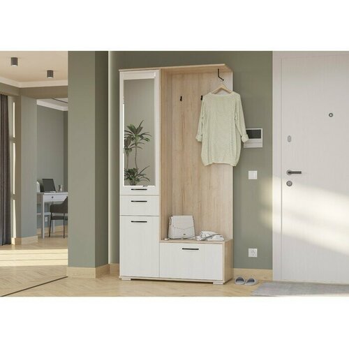 Прихожая лайм 1002х392х1955 Дуб ривьераРамух белый 9281020 23832₽