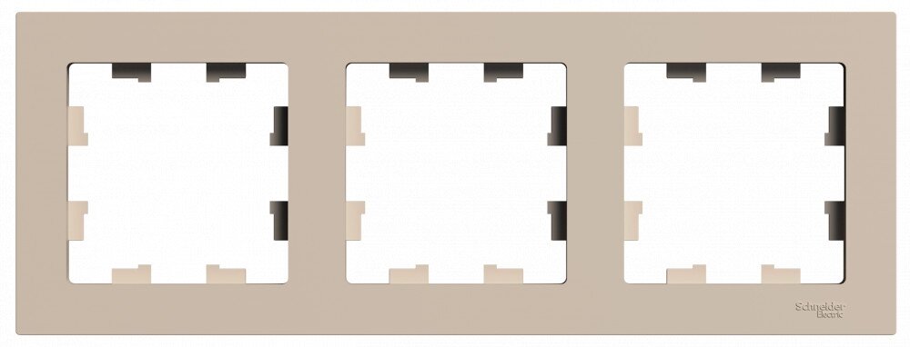 Рамка 3п Systeme Electric ATN001203 AtlasDesign - фотография № 2