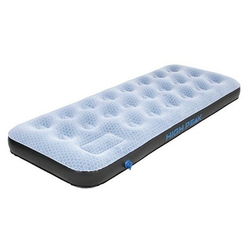 фото High peak матрас надувной air bed single comfort plus сероголубой/черный, 185х74х20 см, 40023