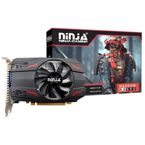 Видеокарта Ninja (Sinotex) RX550 4GB GDDR5 128-Bit DVI HDM DP 1FAN ATX RTL, AFRX55045F