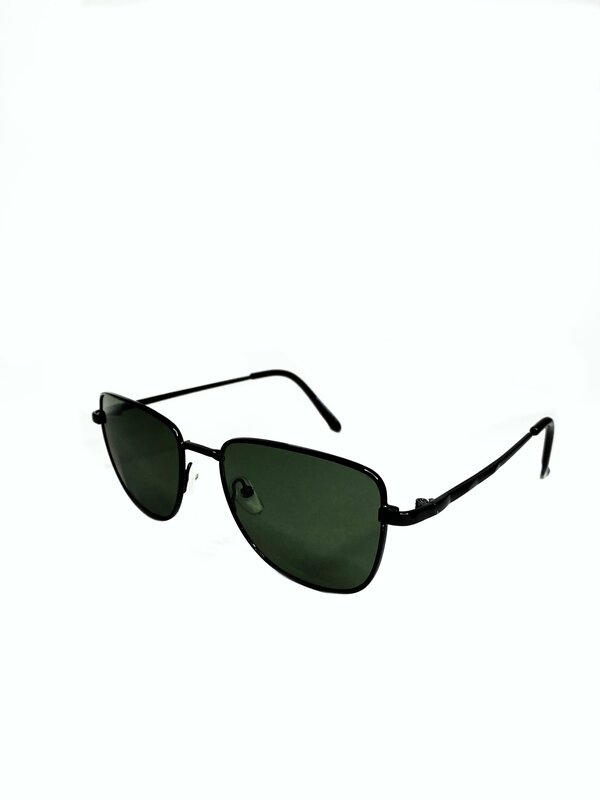Солнцезащитные очки , прямоугольные, оправа: металл, с защитой от УФ