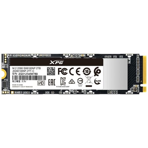 Твердотельный накопитель XPG SX8100 2 ТБ M.2 ASX8100NP-2TT-C