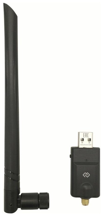 Сетевой адаптер WiFi + Bluetooth Digma USB 3.0 [dwa-bt5-ac1300e]