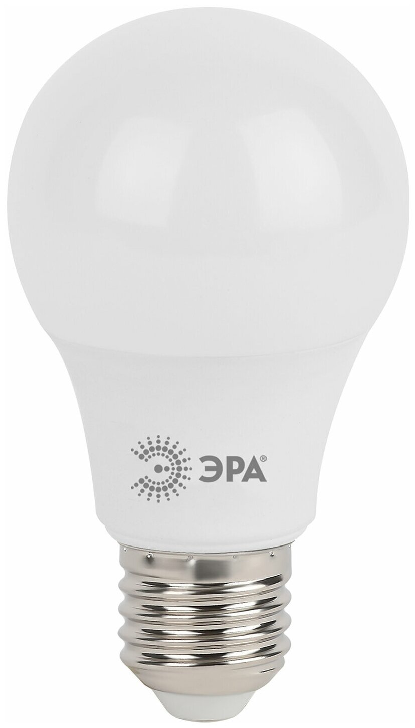 Лампа светодиодная ЭРА, 7 (60) Вт, цоколь E27, груша, холодный белый свет, 30000 ч., LED smdA55/A60-7w-840-E27. 452136 - фотография № 3