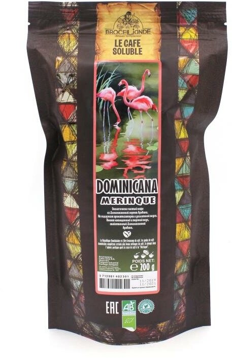 Кофе растворимый Broceliande Dominicana 200 гр.