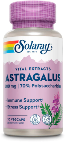 Solaray Astragalus Root Extract (Астрагал экстракт корня) 200 мг 30 капсул