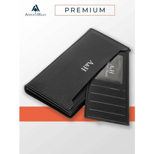 Кошелек , фактура гладкая, черный