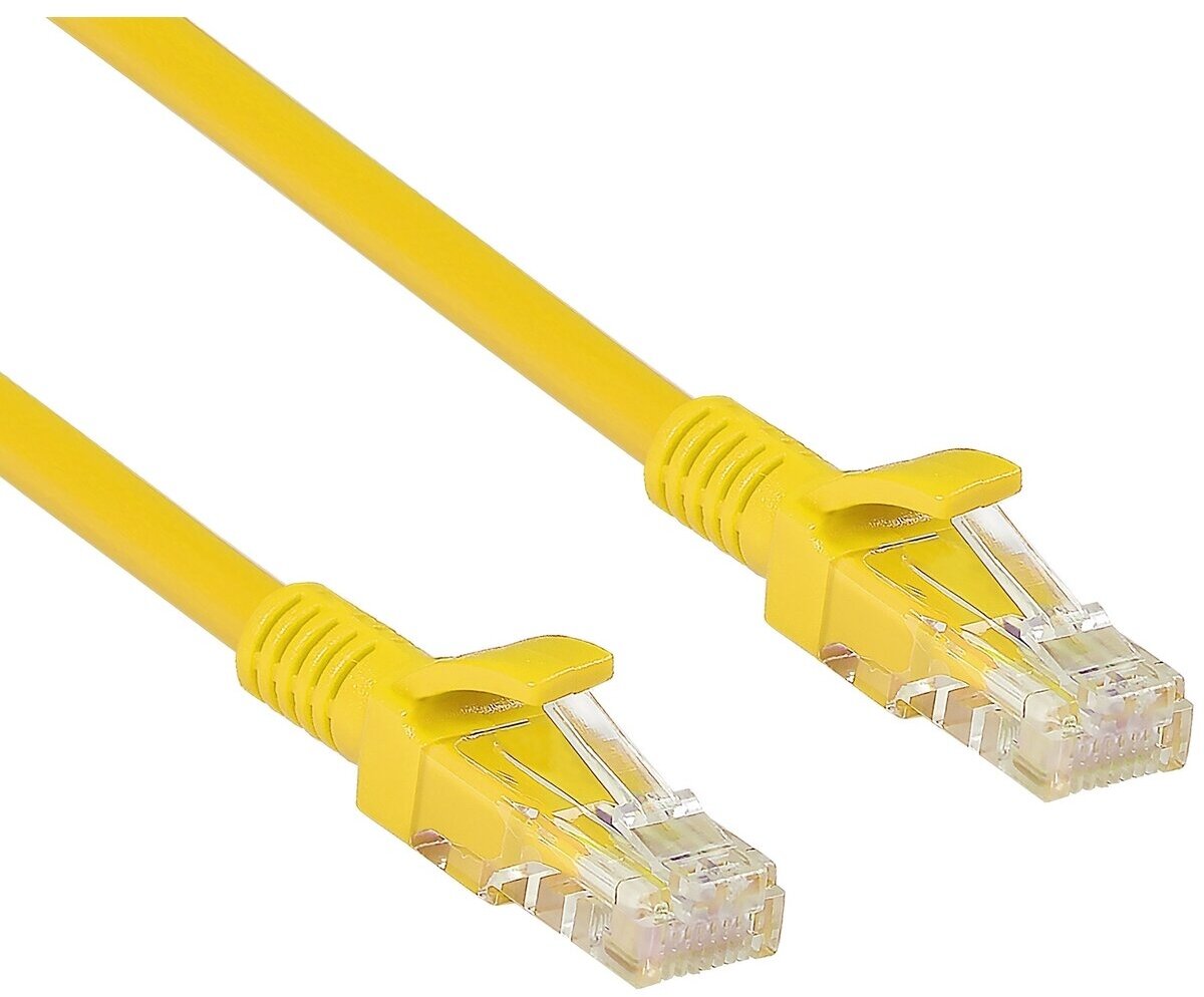 Патч-корд Exegate UTP-RJ45-RJ45-5e-0,5M-YL (EX172880RUS-05)