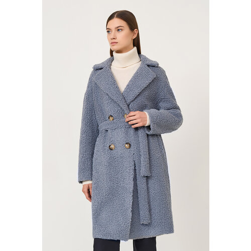Пальто  Baon, демисезон/зима, силуэт свободный, удлиненное, размер S, серый