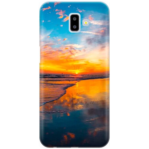 RE: PA Накладка Transparent для Samsung Galaxy J6+ 2018 с принтом Закат на пляже re pa накладка transparent для samsung galaxy note 20 ultra с принтом закат на пляже