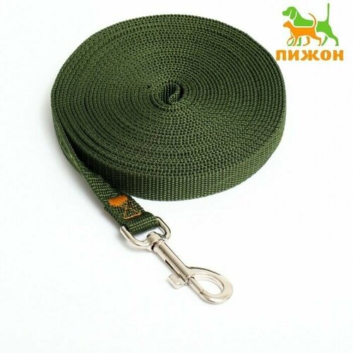 Поводок 7 м х 2 см зелёный 780₽