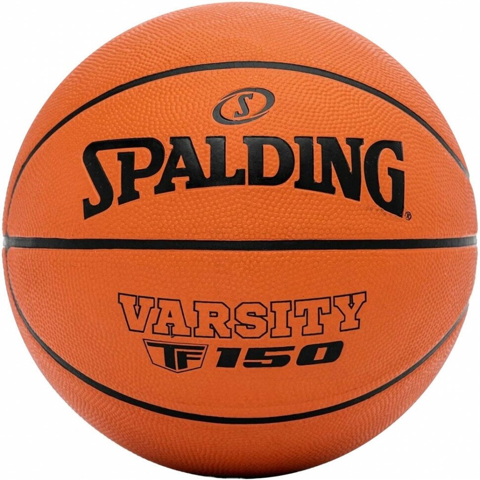 Мяч баскетбольный SPALDING Varsity TF-150 84-324Z, р.7, резина, коричнево-черный
