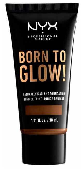 NYX professional makeup Тональный крем Born to glow, 30 мл, оттенок: cocoa